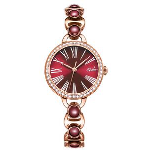 依波表EBOHR轻奢小众手链女表小表盘防水石英表气质女士腕表5670