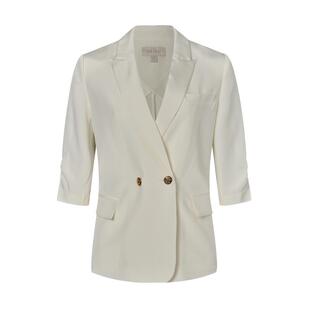【桑蚕丝】PRICH真丝纯色西装不易皱通勤薄西服外套女