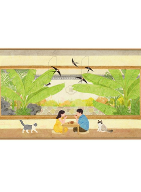原木风好寓意客厅装饰画卧室挂画