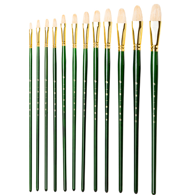 左绘油画丙烯画笔油画笔单支