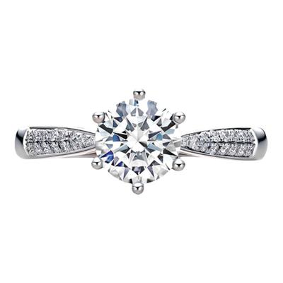 DRFOREVER六爪奢华一克拉钻石