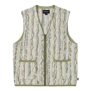thisisneverthat® 3D Cable Knit Vest 春夏款麻花纹针织背心
