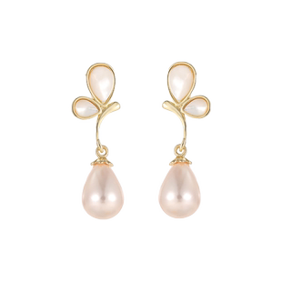 珍珠耳饰女耳环秋冬2025年新款潮小众设计感高级耳钉复古轻奢耳坠