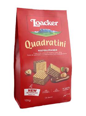 Loacker莱家夹心威化饼干零食