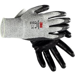 3M劳保手套耐磨防滑防割工作保护干活作业防护防切割耐用丁腈涂层