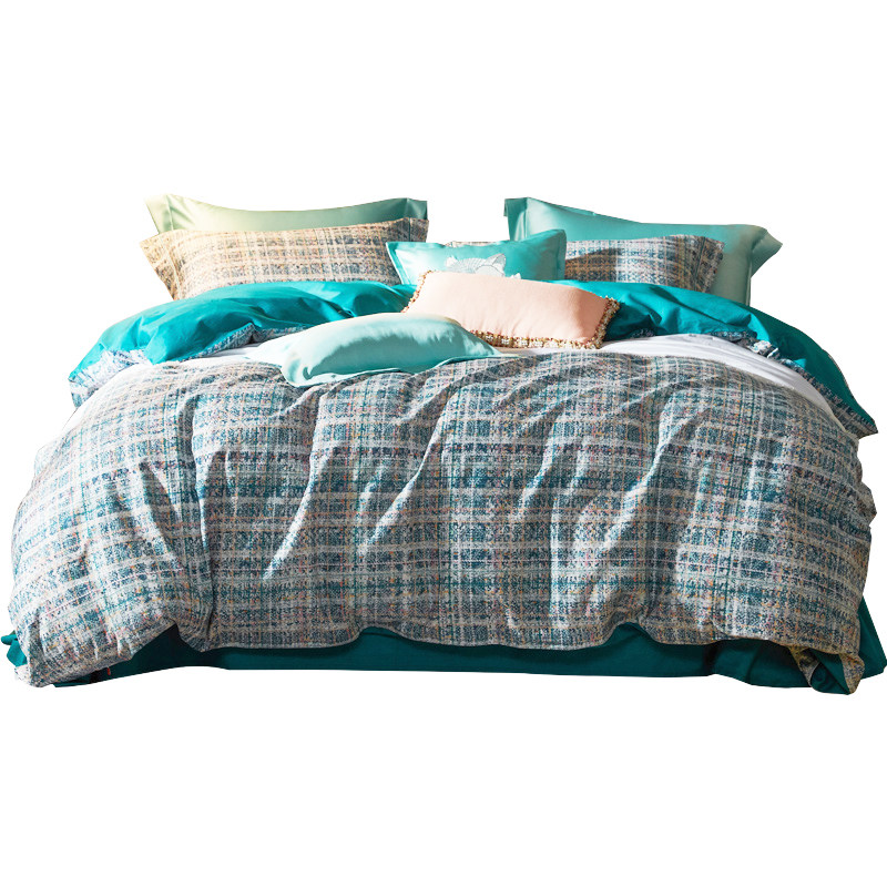 梦洁家纺60支长绒棉四件套全棉