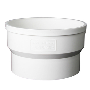 180PVC排烟管烟机排气转直接180×160变异径直接三通弯头水管配件