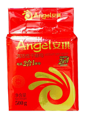 安琪超级2合1高活性干酵母500g