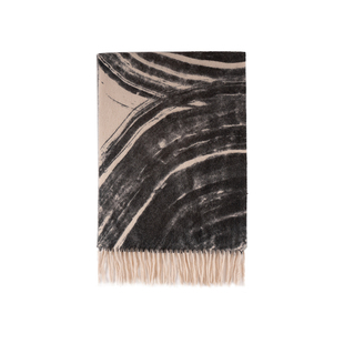 上海故事2025秋冬新款纯羊绒围巾女印花加厚保暖围脖送长辈礼盒装