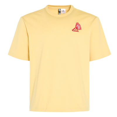 阿迪达斯男女柔软宽松短袖T恤