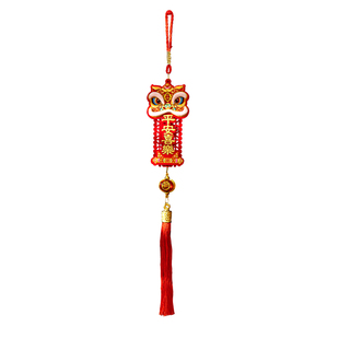 2026新年春节装饰醒狮挂件马年新春喜庆挂饰过年氛围场景布置吊饰