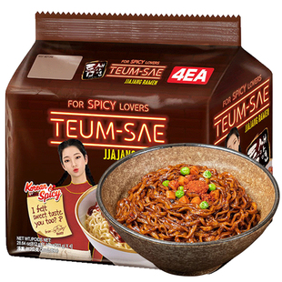 【自营】韩国八道极地辣味炸酱面韩式杂酱方便面拌面速食拉面泡面