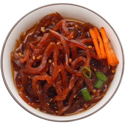 北京六必居麻仁金丝大头菜丝咸菜