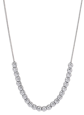 沐白MU车花珠精致轻奢925银项链