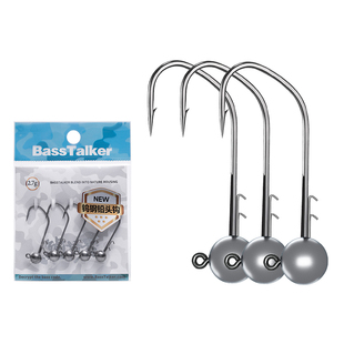 BassTalker鲈语者钨钢铅头钩内德钩远投路亚钩曲柄钩软虫钩鱼钩