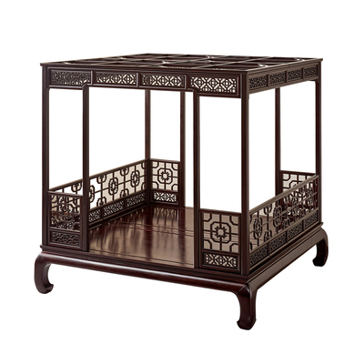 赞比亚血檀中式架子床实木大床