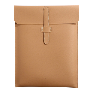 皮质竖款插扣档案袋高级感证件收纳分类文件袋公文包定制印logo