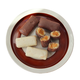 豪贵客巧脆酥黑巧克力味爆浆夹心酥白米烧米果饼米棒喜饼喜糖零食