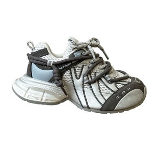 【高版本】萨洛户外穿机能旅游华夫阿甘儿童潮鞋男童女童灰色老爹