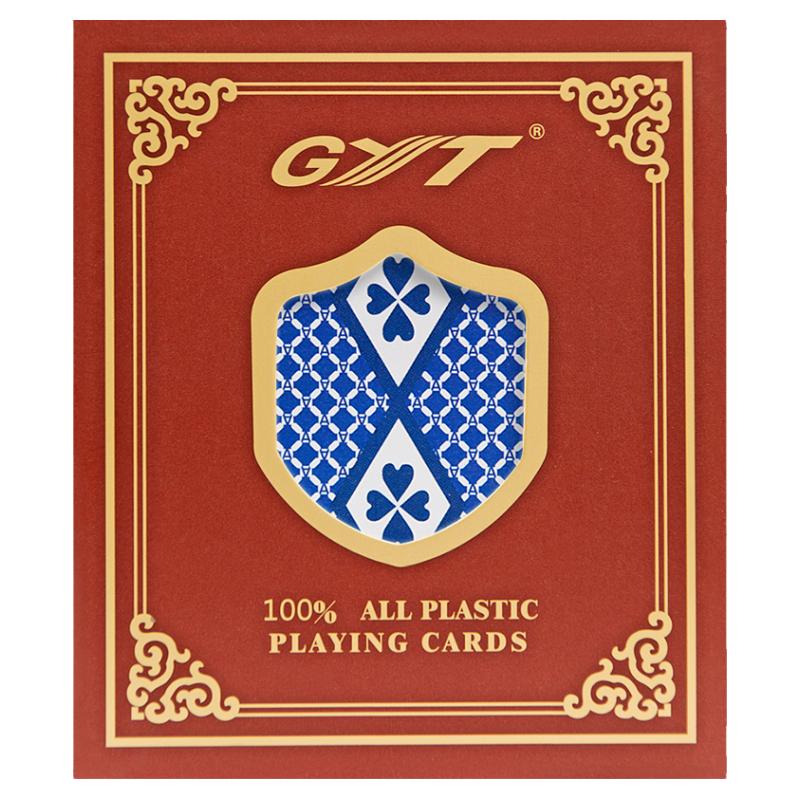 塑料撲克牌GYT高檔磨砂橋牌梭哈卜克防水防折PVC加厚盒高質(zhì)量補克