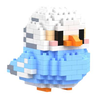 潮乐创小鸟系列积木模型