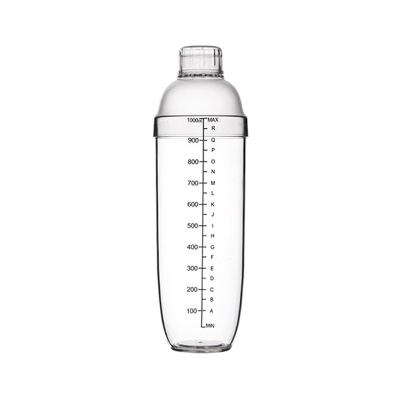 雪克杯 手摇带刻度奶茶店用品专用工具雪克壶700ml调奶茶套装摇杯