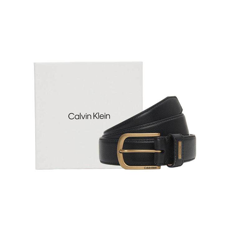 CalvinKlein牛皮皮带腰带