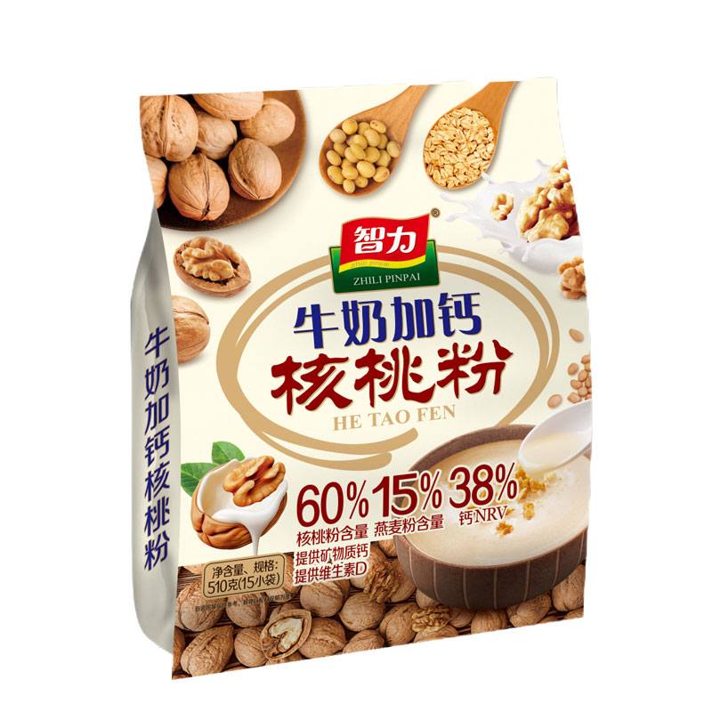 智力牛奶加钙/中老年核桃粉510g