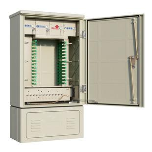 SMC光缆交接箱玻璃钢光交箱 防雨防尘加强型144/288/576芯户外落地式/壁挂式光纤分线箱分纤箱配线柜批发定制