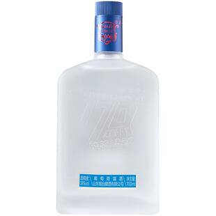 雅士干烈38度葡萄蒸馏酒纯葡萄无色白兰地果香味700ml