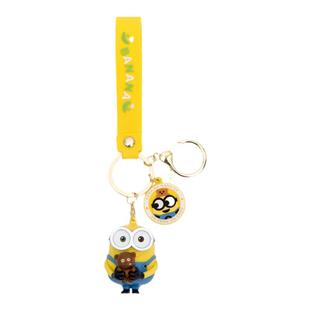 环球影业小黄人钥匙扣正版授权卡通鲍勃斯图尔特凯文挂件