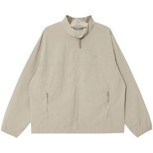 凉感防泼水杰克琼斯男装春夏新款宽松刺绣立领外套防晒服上衣