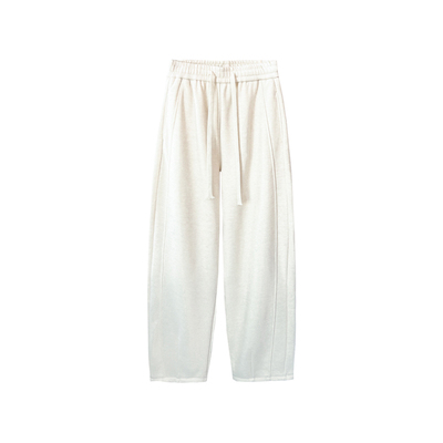 高阶松弛感！三色加绒梨型弯刀裤