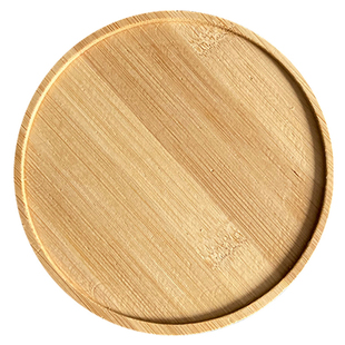 DIY马赛克杯垫 底胚竹质垫凹槽儿童手工装饰美工材料竹制品白胚板