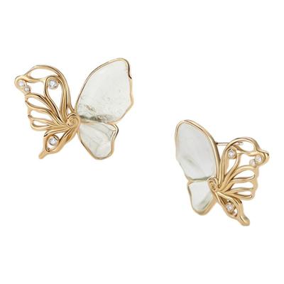 【女神礼物】RC Retro Chic意大利复古时尚首饰 水晶蝴蝶耳环