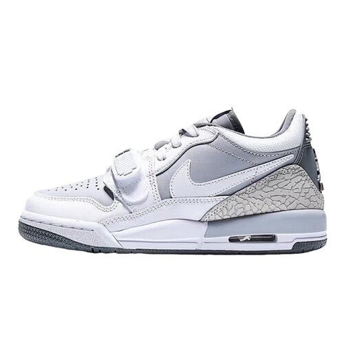 Nike耐克女鞋AJ312灰白色男女大童低帮缓震运动休闲鞋CD9054-005