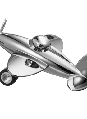 桌面摆件回力金属飞机减压神器