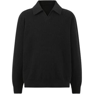 CHINISM丨抗起球宽松海鸥领毛衣男秋季新款针织衫/CXHB42L5025