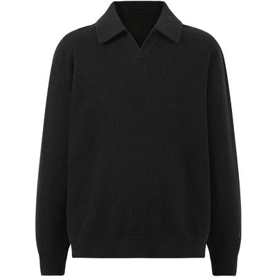 CHINISM赤尘抗起球海鸥领毛衣