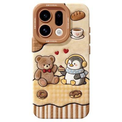 适用oppofindx9手机壳findx7pro保护套硅胶ultra全包防摔x6por高级外壳x5小熊企鹅0pp0好看x8s+新女款pro软壳