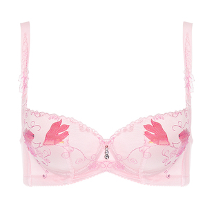 奥丝蓝黛女士薄内衣B80刺绣5594集中文胸小胸80A杯聚拢调整型5593