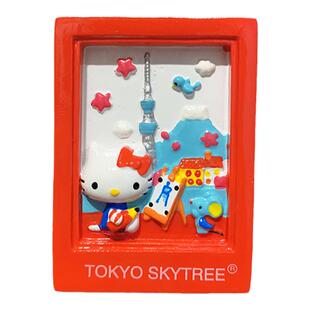 可爱卡通Kitty猫咪拉面晴空塔日本富士山汤布院磁性冰箱贴