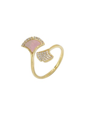 扇形网红时尚食指指环个性