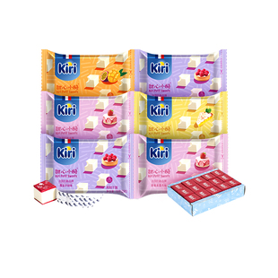 Kiri凯芮甜心小酪进口奶酪即食营养小方奶酪健康零食干酪15粒*6包