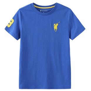 polowalk男女童短袖t恤纯棉儿童polo衫夏季25新款装上衣莱赛尔