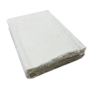 纯手工古法捞制构皮仿古白色麻纸枸树皮纸麻纸手工皮半生熟毛边