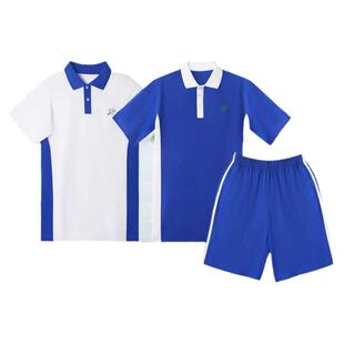 青圳深圳校服中学生夏季速干男女初中高中生短袖上衣短裤长裤套装