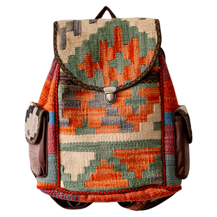 视觉味道 进口kilim手工编织diy包包民族风手机斜挎包化妆收纳包