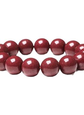 朱砂单圈手链女素圈珠本命年砂