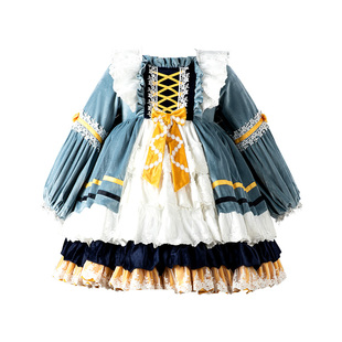 DO.CAT女童洛丽塔公主裙秋冬季高级感lolita裙子儿童宝宝生日礼服